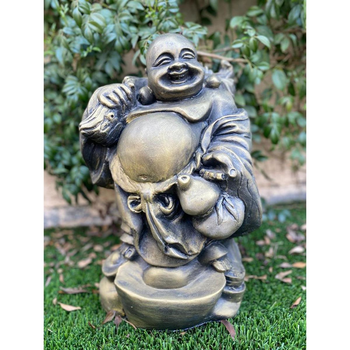 SAT NAM INSPIRES - Figura Buda Sonriente Golden Line