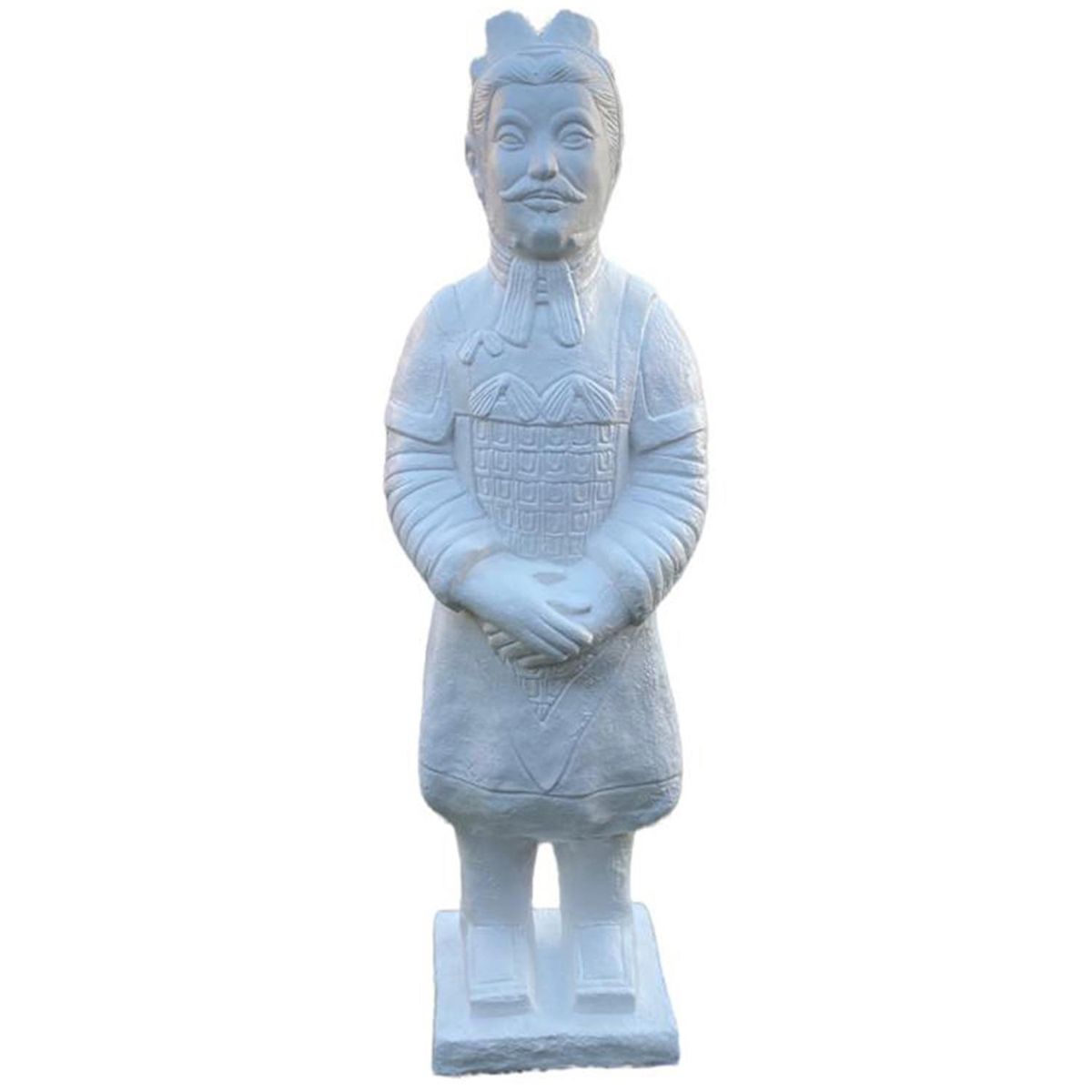 SAT NAM INSPIRES - Figura Guerrero de Terracota White 1.08 cm