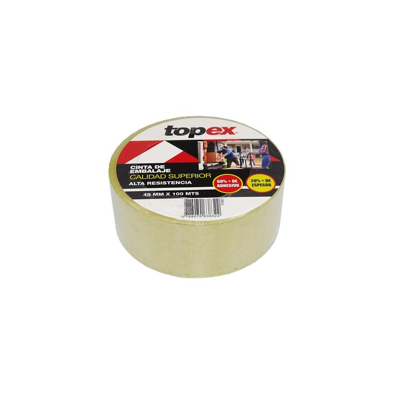 TOPEX - Cinta embalaje super 48 mm x 100 m