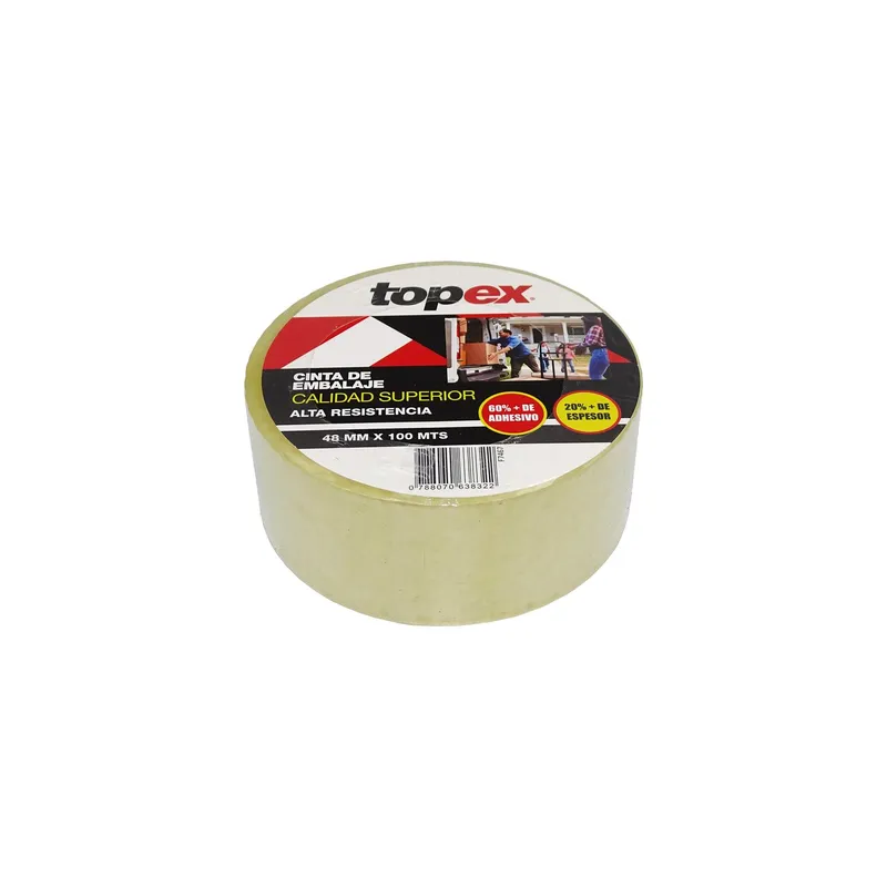 TOPEX - Cinta embalaje super 48 mm x 100 m