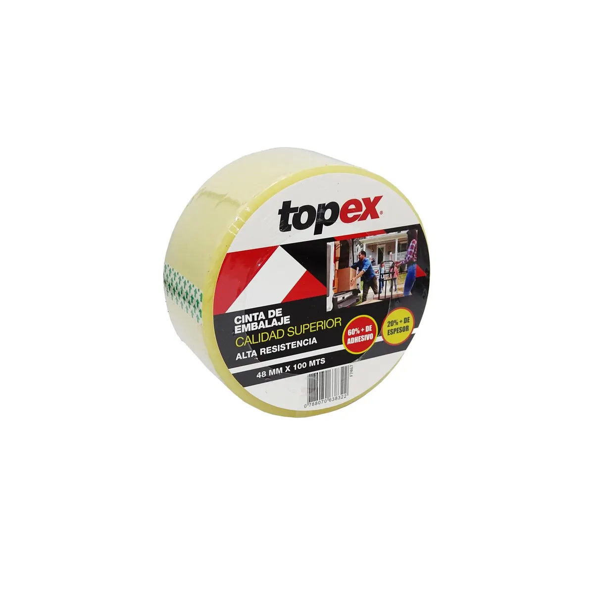 TOPEX - Cinta embalaje super 48 mm x 100 m