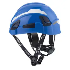 LIBUS - Casco textil con cremallera azul