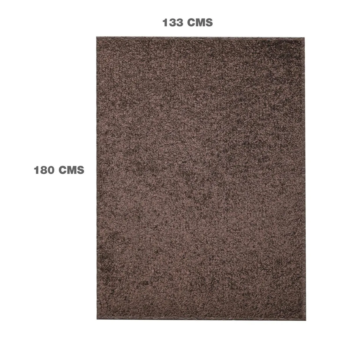 JUST HOME COLLECTION - Alfombra Shaggy Lisa 133x180 cm Poliéster CAFE