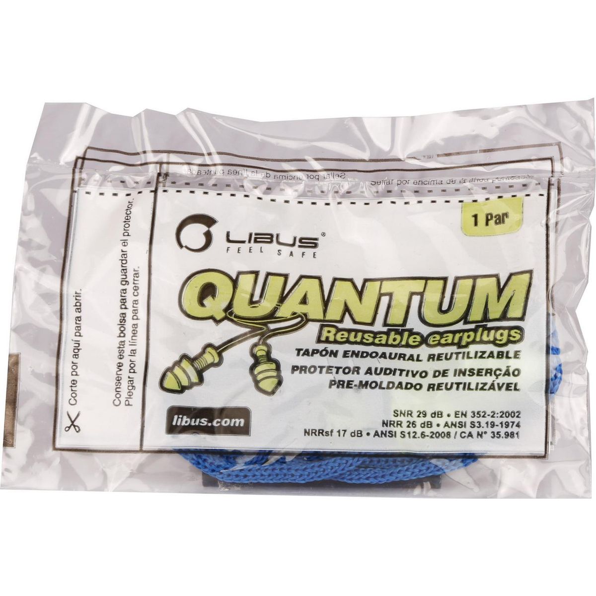 LIBUS - Protector auditivo quantum dispenser