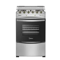 Cocina a Gas 4 Platos Silver MCG-4QPI24NS