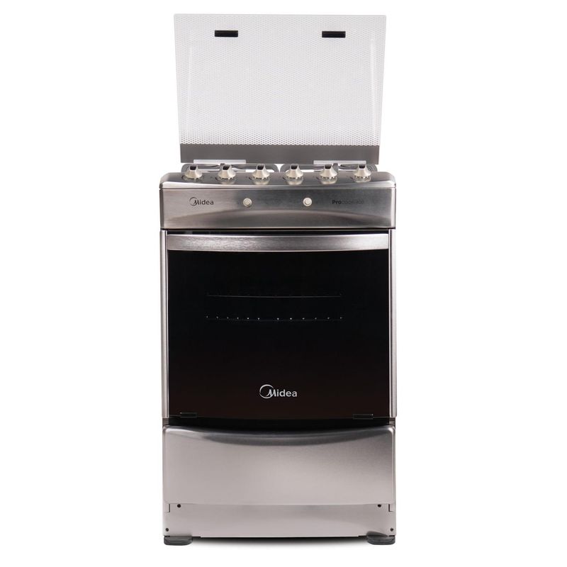 MIDEA - Cocina a Gas 4 Platos Silver MCG-4QPI24NS