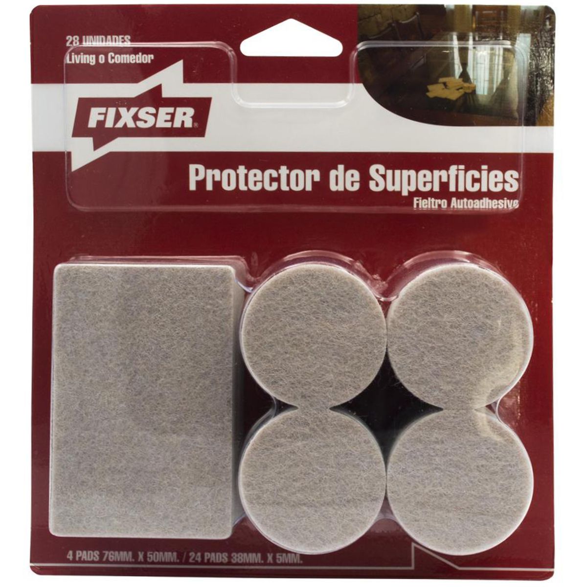 FIXSER - Pack fieltros living/comedor