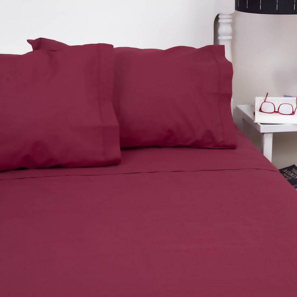 DORAL - Juego Sábanas Liso Vivo 144 hilos