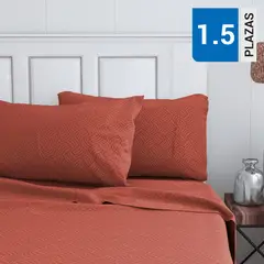 DORAL - Juego de Sábanas Embossed Trenzas