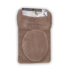 DORAL - Set baño liso 3 piezas azul