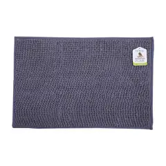 DORAL - Piso de baño marbella shaggy rosado 40x60cm