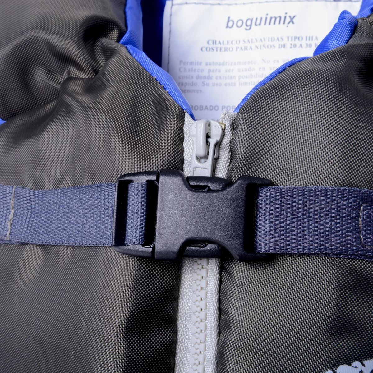 AQUAPLAS - Chaleco Salvavidas para Niños Azul Náutico 4 a 6 Años