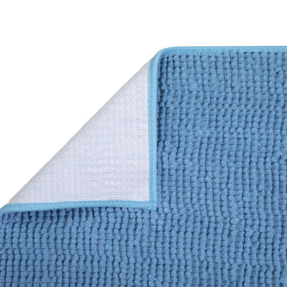 DORAL - Piso de baño marbella shaggy rosado 40x60cm