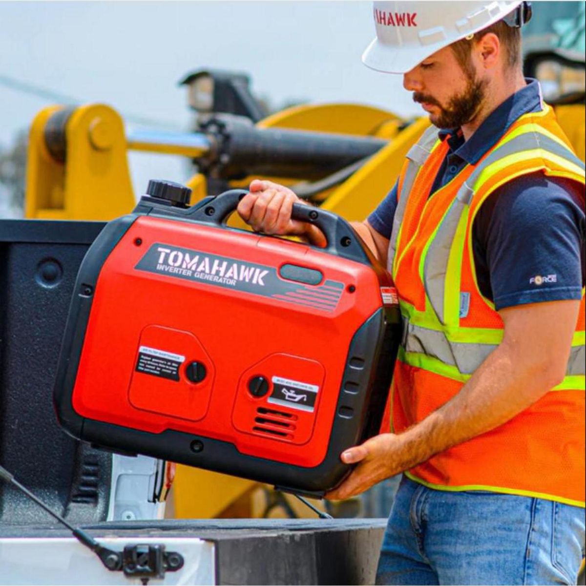 TOMAHAWK POWER - Generador Eléctrico a Gasolina Partida Manual 2000 W 4.1 l