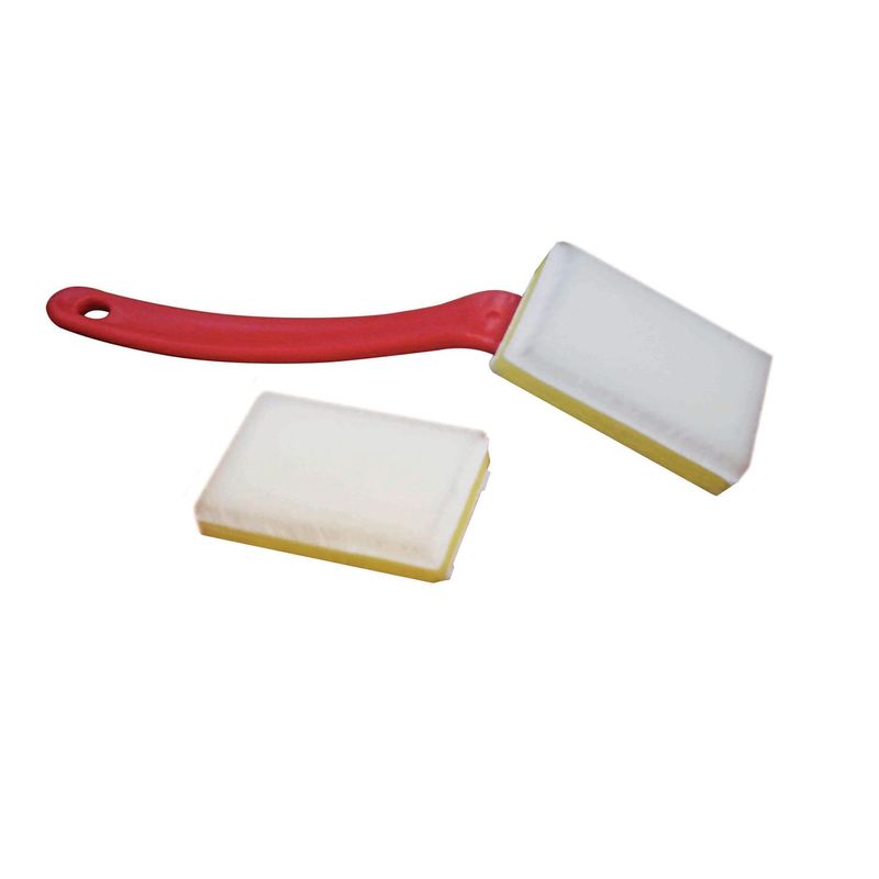 LIZCAL - Pad flocado para retoques 5x4 cm - 2,5"