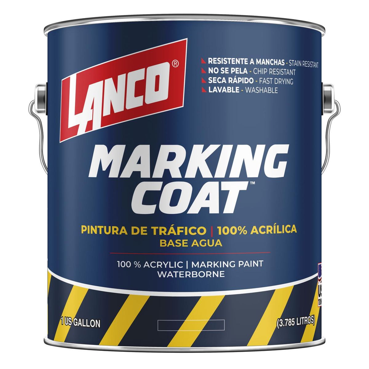 LANCO - Pintura de Demarcación Vial Lata 1 galón(es) Mate azul