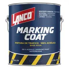 LANCO - Pintura demarcación víal azul 1 galón