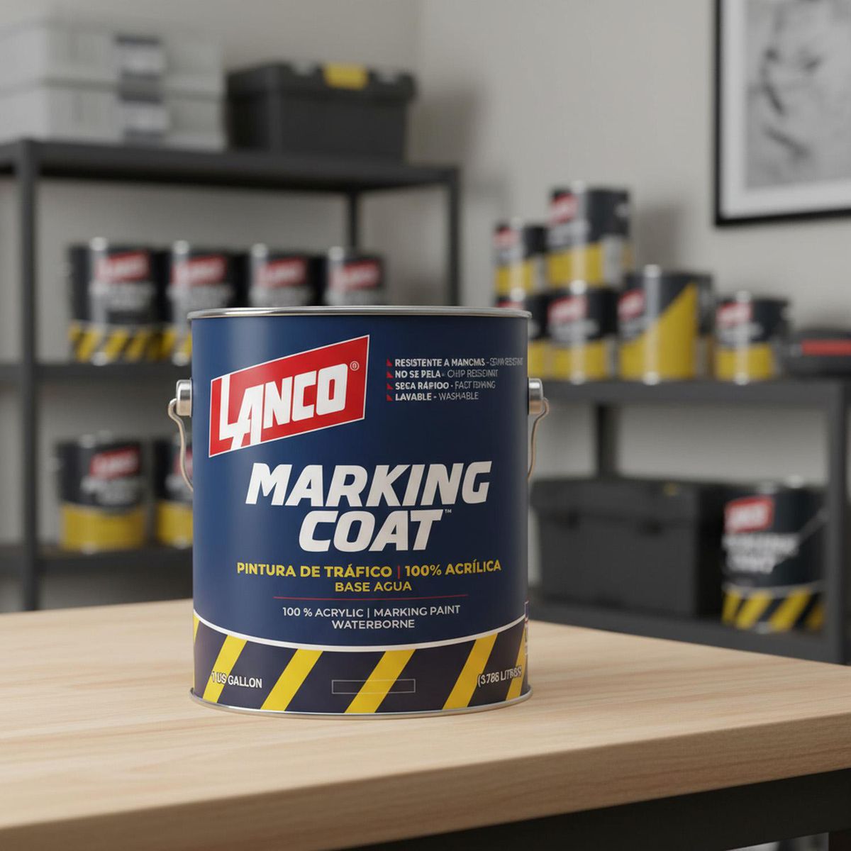 LANCO - Pintura de Demarcación Vial Lata 1 galón(es) Mate azul