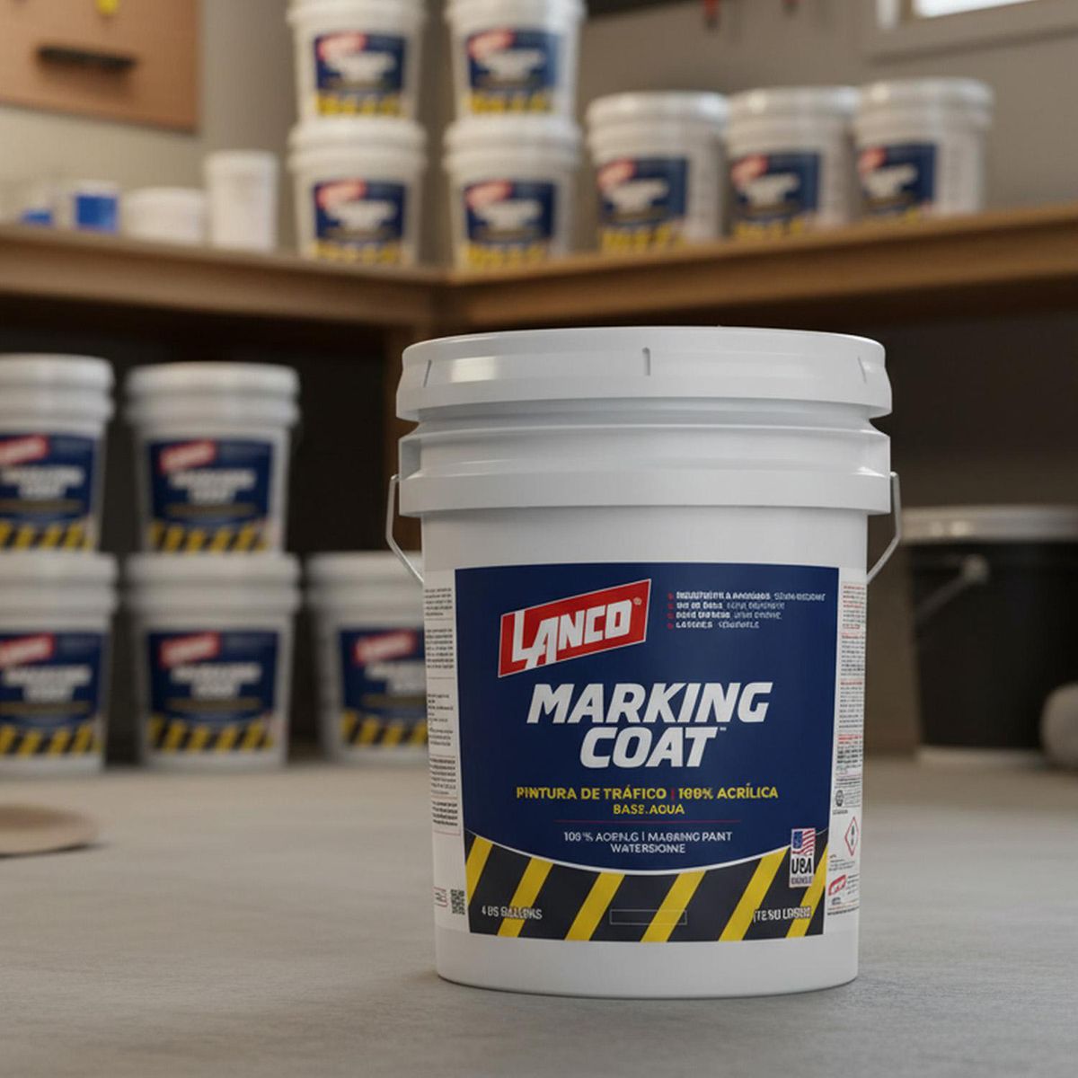 LANCO - Pintura de Demarcación Vial Tineta 4 galón(es) Mate AZUL