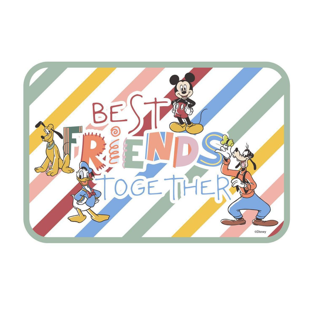 VAIS - Piso de Baño Disney 40x60 cm Poliéster Multicolor