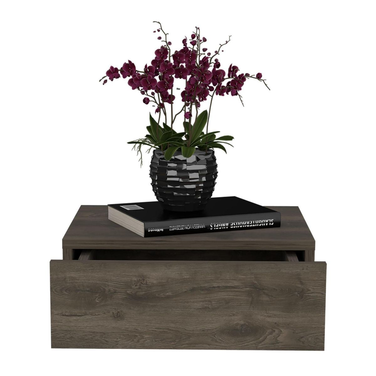 TUHOME - Velador 1 Cajón(es) Milano 40x13x34.1 cm Bellota