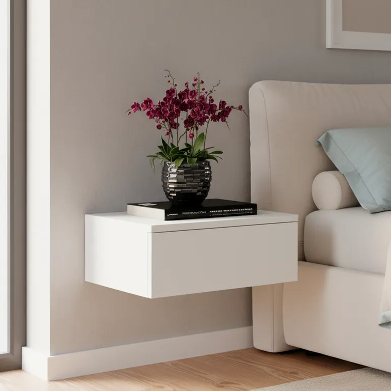 TUHOME Velador 1 Cajón(es) Milano 40x13x34.1 cm