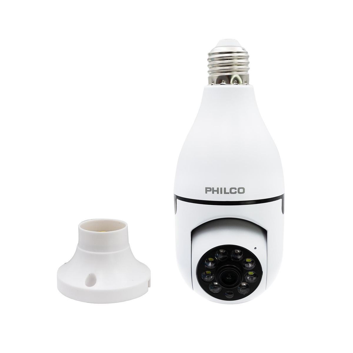 PHILCO - Camara de seguridad ampolleta rosca E-27 2.0MPIX PT WIFI