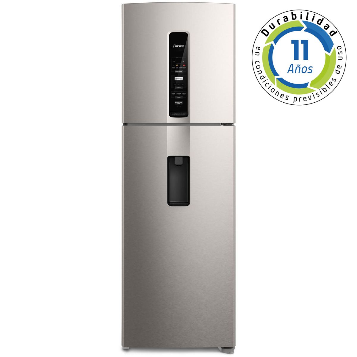 FENSA - Refrigerador Top Freezer No Frost 409 Litros Inox IW45S