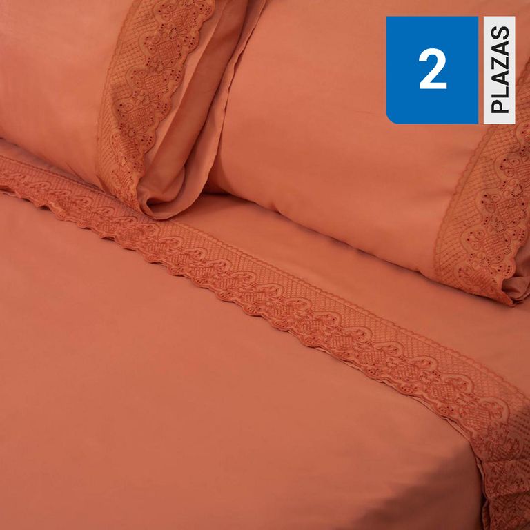 Juego de Sábanas Broderie Santorini