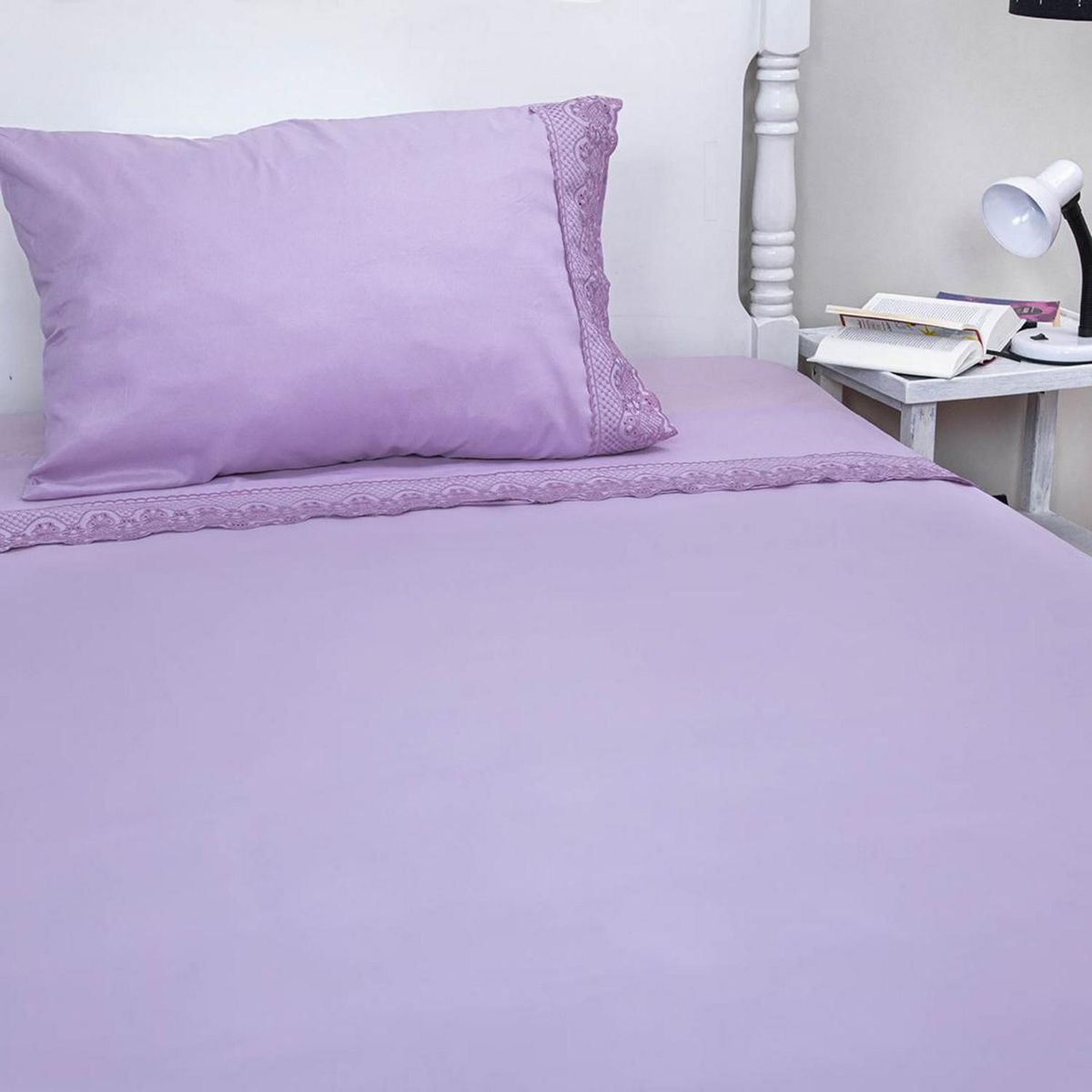 DORAL - Juego de Sábanas Broderie Santorini