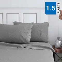 DORAL - Juego de Sábanas Embossed Trenzas