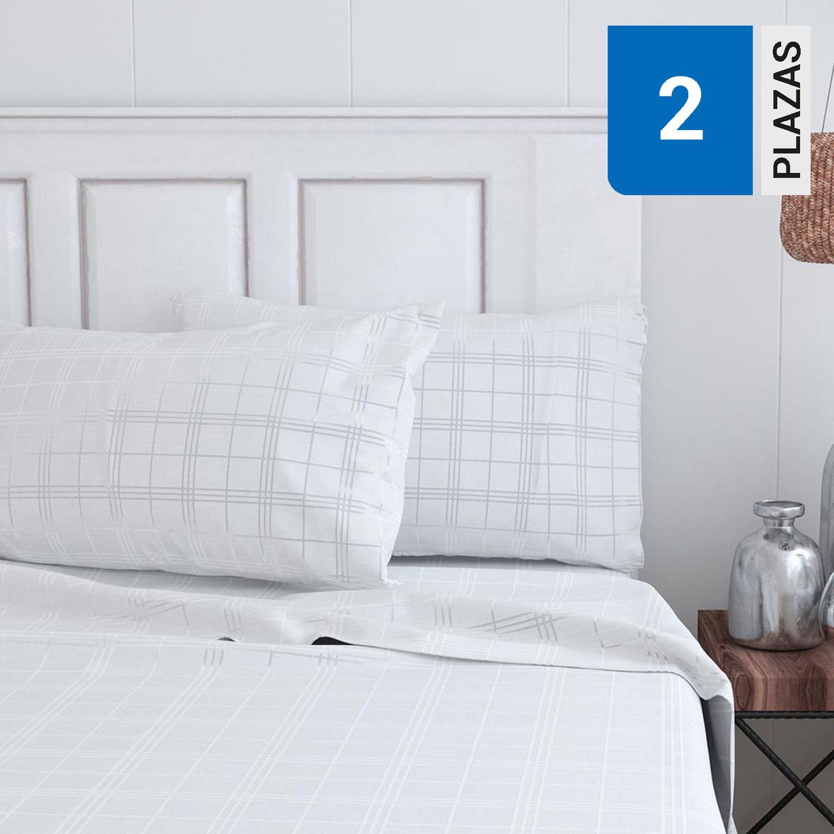 DORAL - Juego sábanas embossed escocés mf