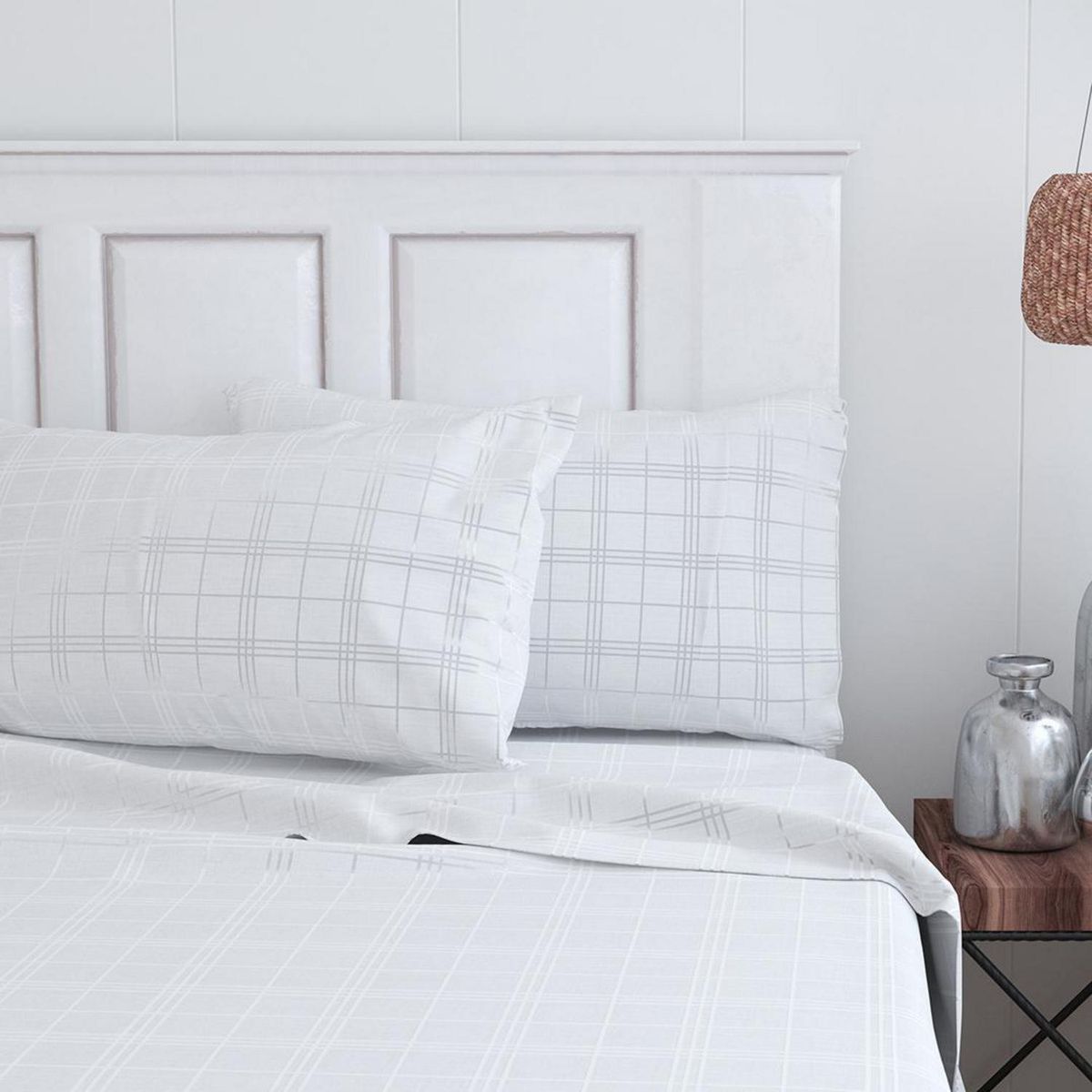 DORAL - Juego sábanas embossed escocés mf