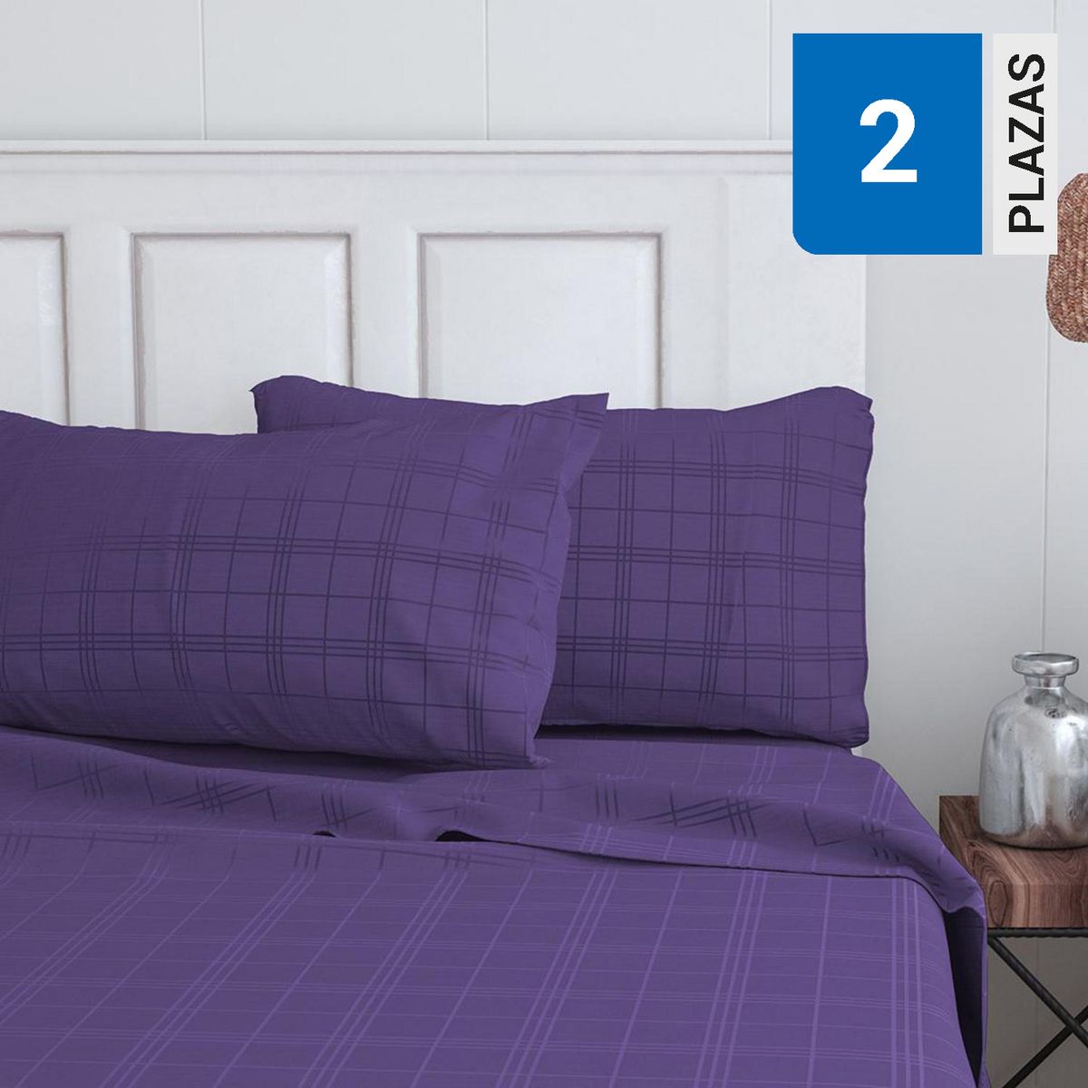 DORAL - Juego sábanas embossed escocés mf