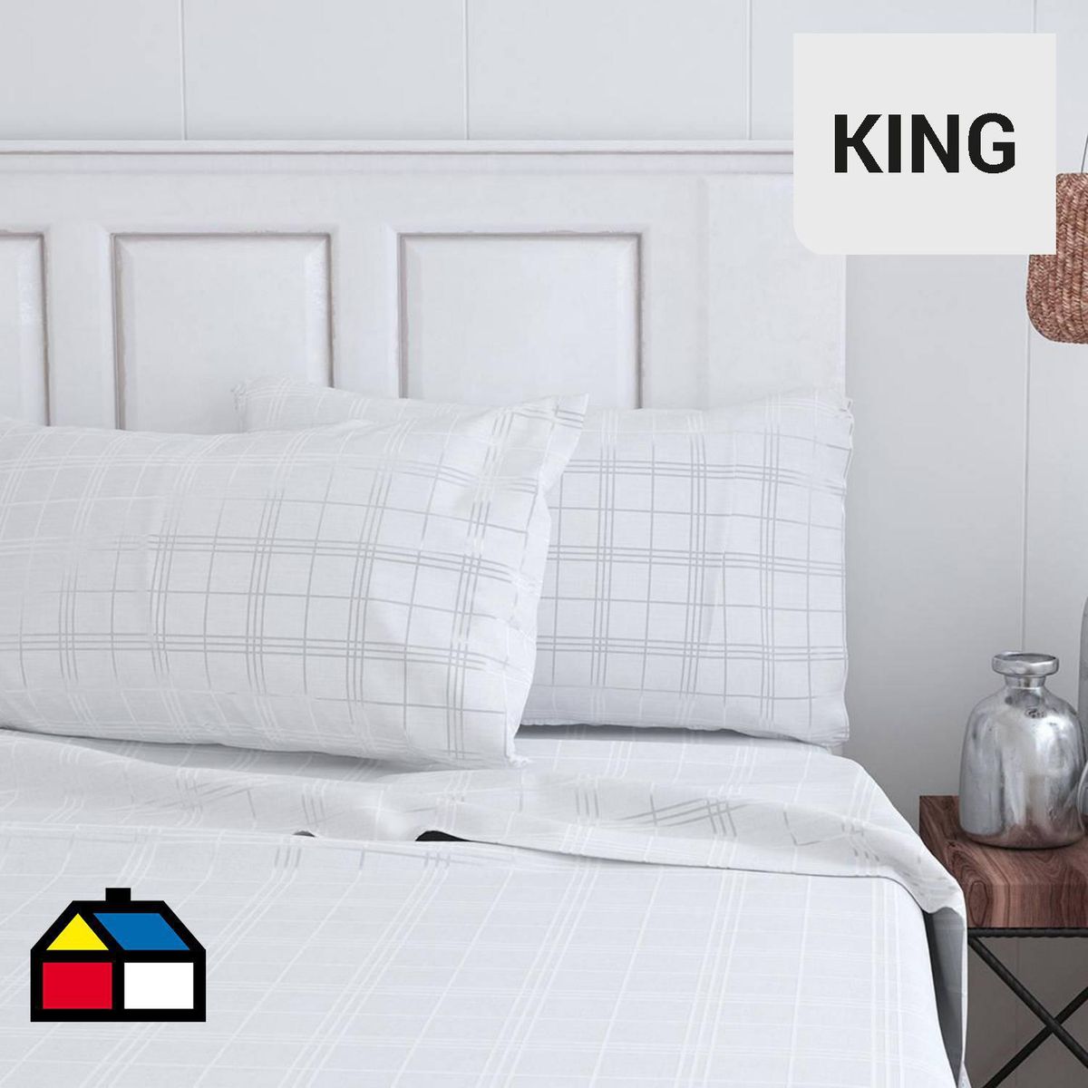 DORAL - Juego sábanas embossed escocés mf