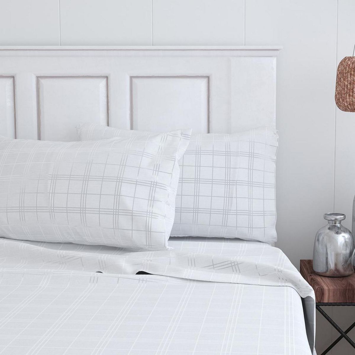 DORAL - Juego sábanas embossed escocés mf