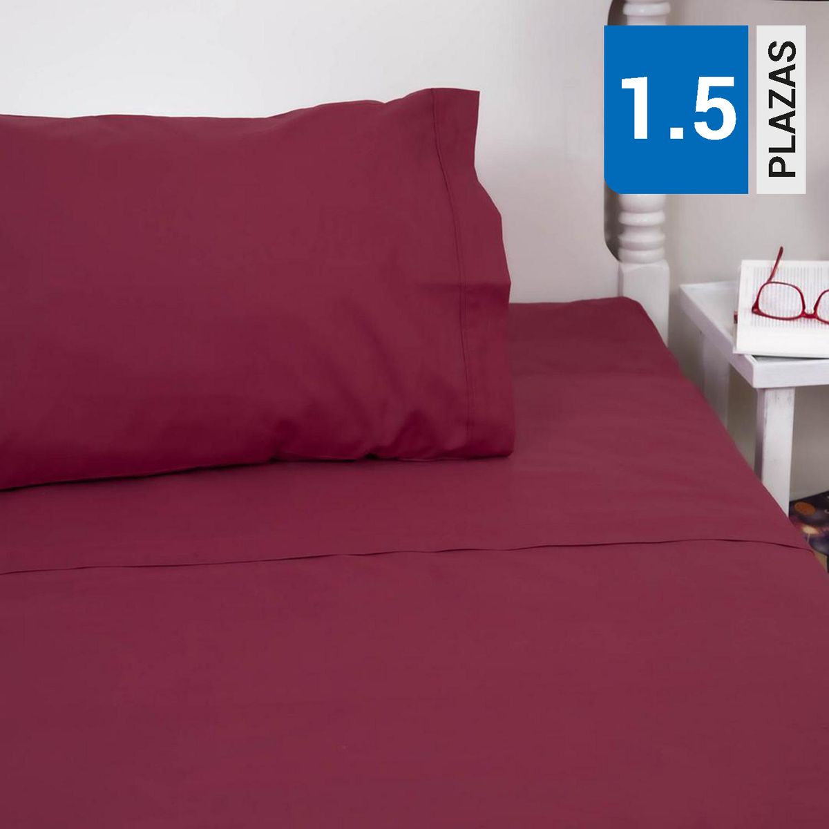 DORAL - Juego Sábanas Liso Vivo 144 hilos