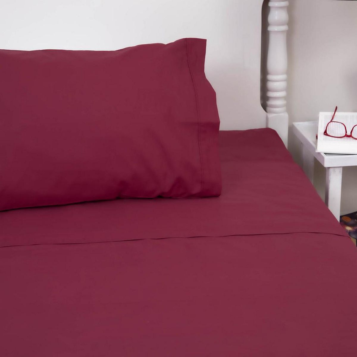 DORAL - Juego Sábanas Liso Vivo 144 hilos