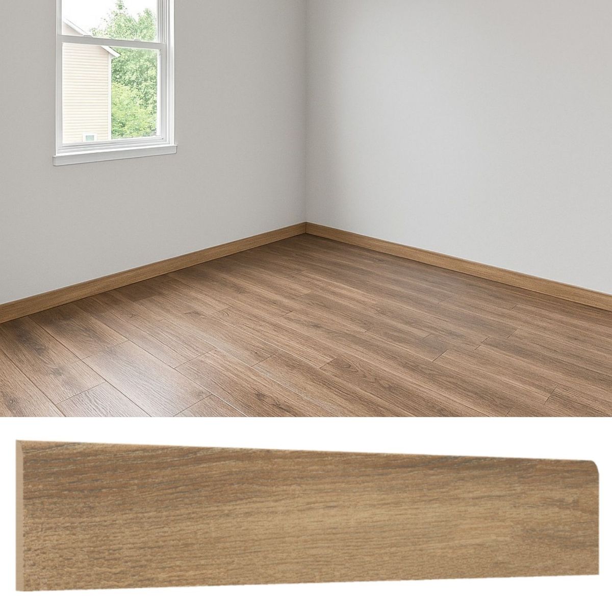 MERCURY - Guardapolvo 8X45 Cerámica Madera Nogal