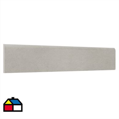 Guardapolvo 8x45 Cermica Cemento Silver