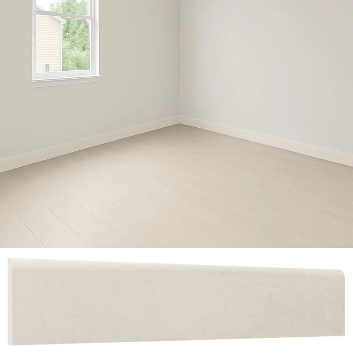 MERCURY - Guardapolvo 8X45 Cerámica Cemento Bone