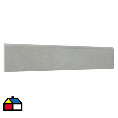 Guardapolvo 8x45 Cermica Cemento Grey