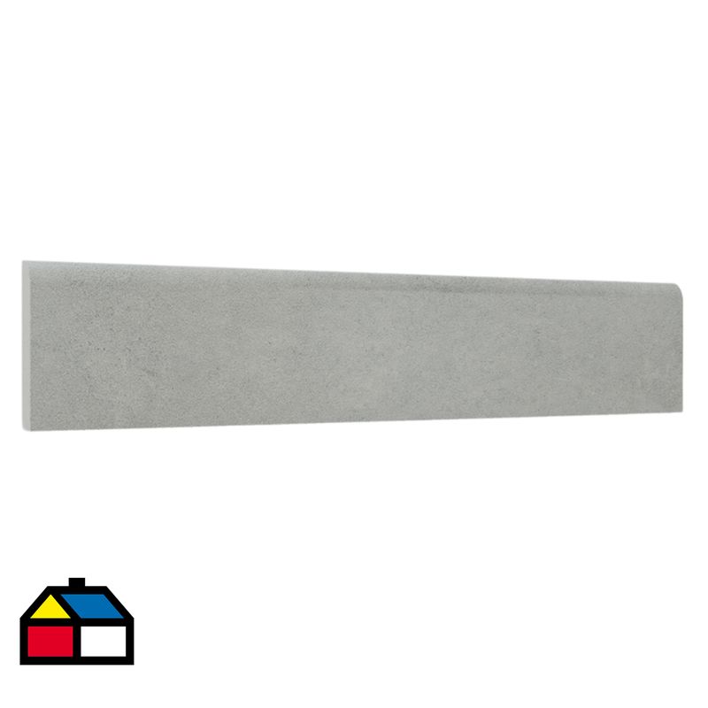 MERCURY - Guardapolvo 8x45 Cerámica Cemento Grey