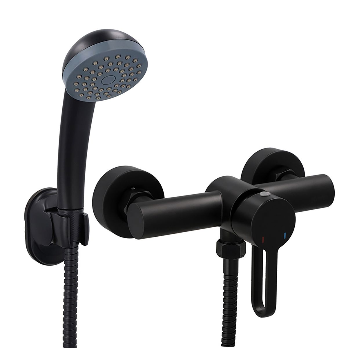 STRETTO - Monomando Ducha Rizzo Negro