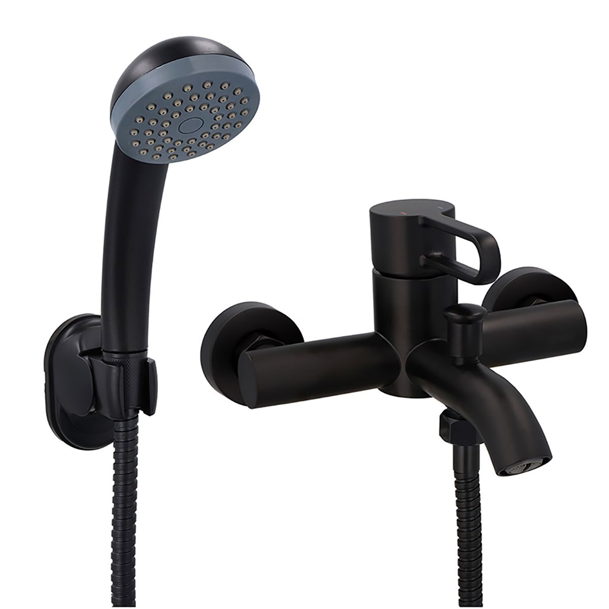 STRETTO - Monomando Tina Ducha Rizzo Negro