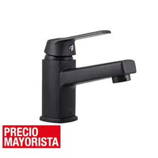 STRETTO - Monomando Lavamanos Modena Eco Negro Mate