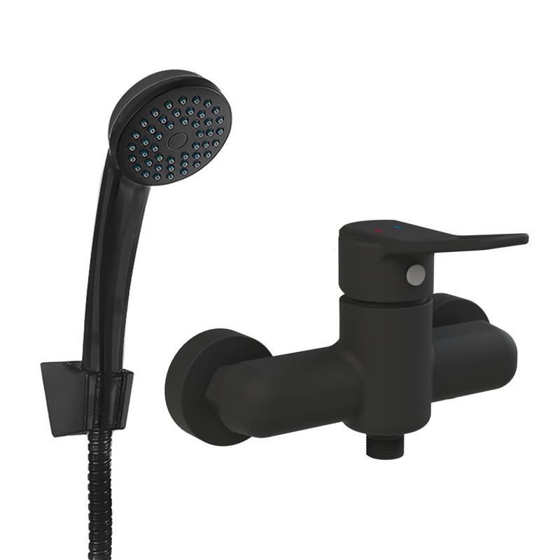 KARSON - Monomando ducha atlanta negro mate