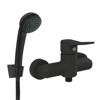 KARSON - Monomando ducha atlanta negro mate