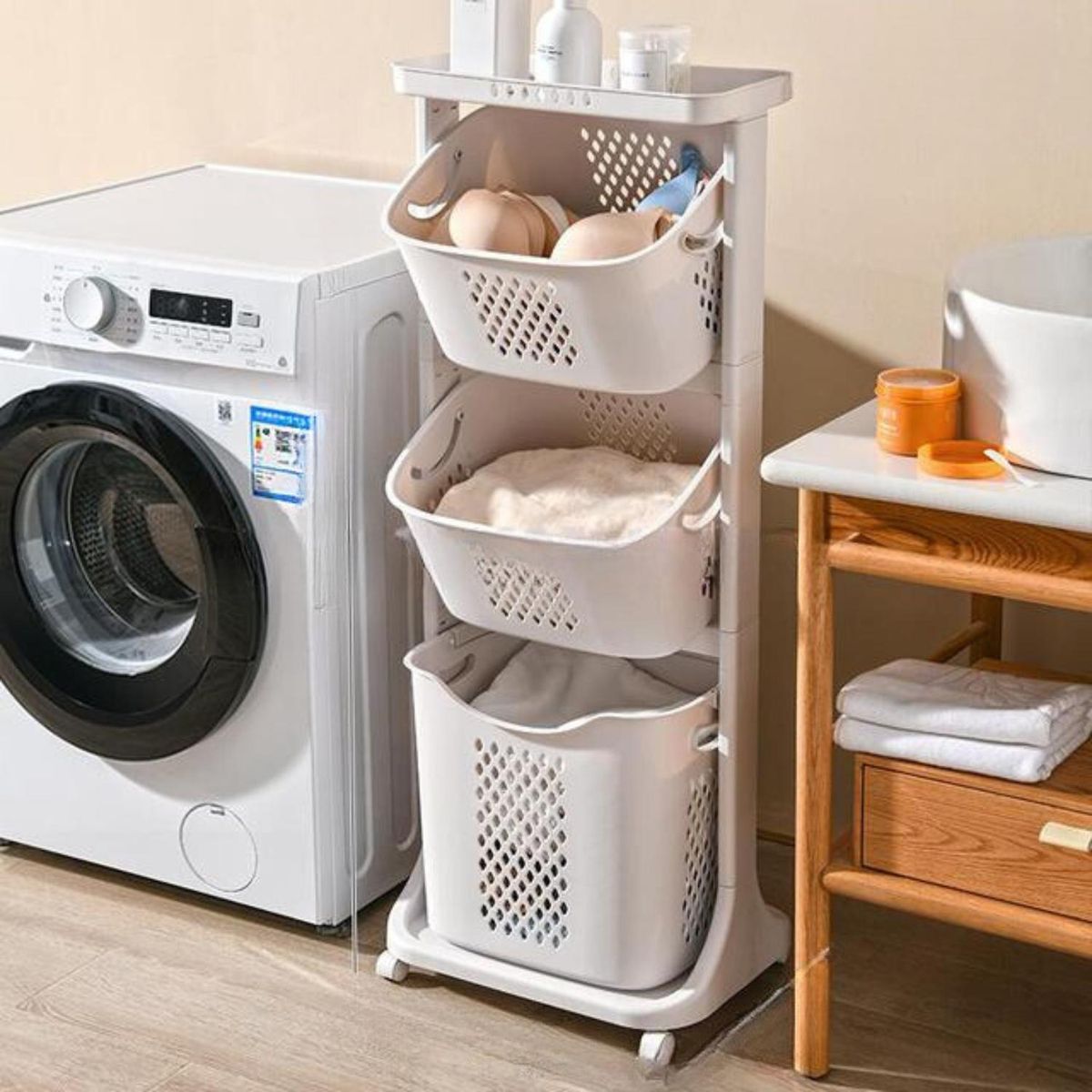 IMPORTADORA USA - Organizador 33x106x44 cm Blanco