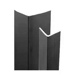 DVP - Perfil L 20x20 autoadhesivo 1,5m negro